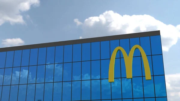 Mcdonald Ini Rekaman Yang Menakjubkan Menangkap Logo Ikonik Dari Sebuah — Stok Foto