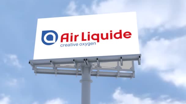 Logo Nuageux Rêveur Air Liquide Inspirer Créativité Innovation — Video