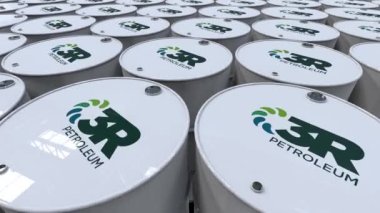 3R Petrol Petrokimya Gücü: Şirket Logosuyla Editör Animasyonu