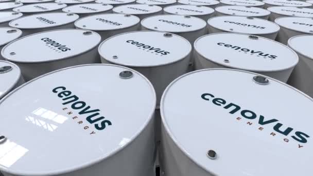 Cenovus Energy Lng Lpg Sphere Technology Powering Oil Gas Industry — Stock Video
