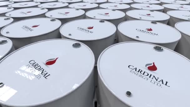 Cardinal Energy Oil Lng Gpl Sphere Installations Alimentare Settore Energetico — Video Stock
