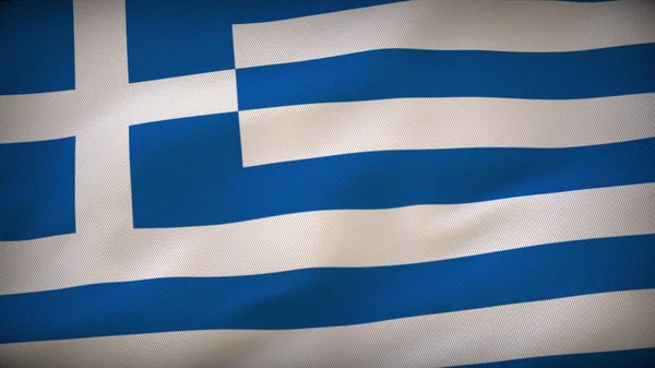 Sinfonia Bandeira Grécia Melodias Liberdade — Fotografia de Stock