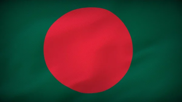 Banglades Nemzeti Zászló Őfelsége — Stock Fotó