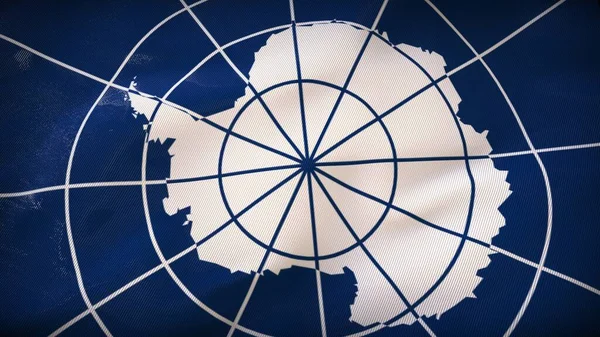 Coreografía Bandera Dinámica Antártica Edición Bandera Nacional —  Fotos de Stock