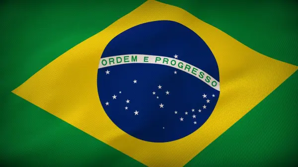 브라질 깃발의 — 스톡 사진