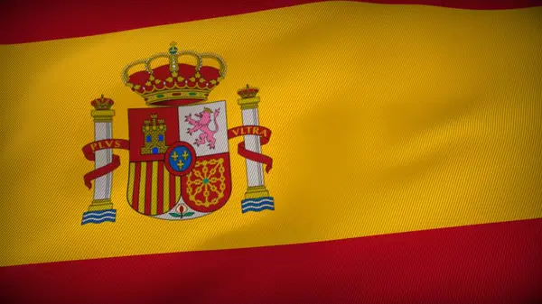 Spagna Bandiera Mosaic Unità Nella Diversità — Foto Stock