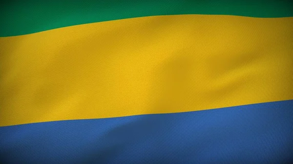 Eredità Della Bandiera Del Gabon Simbolo Duraturo — Foto Stock