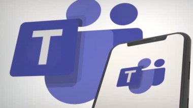 Mobil ekran ve arkaplan editörlerinde Microsoft Ekipleri uygulama logosu