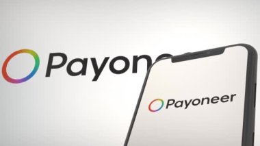 Mobil ekran ve arkaplan editöründe Paany uygulaması logosu