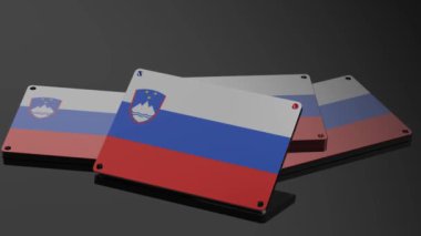 Slovenya logosu 3D Animasyon Uluslararası Eylem Sinyali