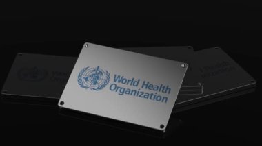 Uluslararası Para Fonu IMF logosu Uluslararası 3D Sinyal Etkili Resimli Canlandırma