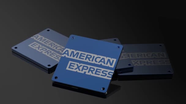 Logo American Express Signal International Animation Illustrative — Video