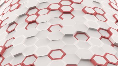 Duvar kağıdı 4k animasyon rastgele altıgen hareket arkaplanı