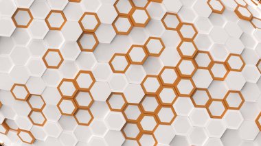 Duvar kağıdı 4k animasyon rastgele altıgen hareket arkaplanı