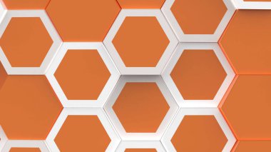 Gelecekçi Altıgen Çizim: Soyut Grafik Canlandırması