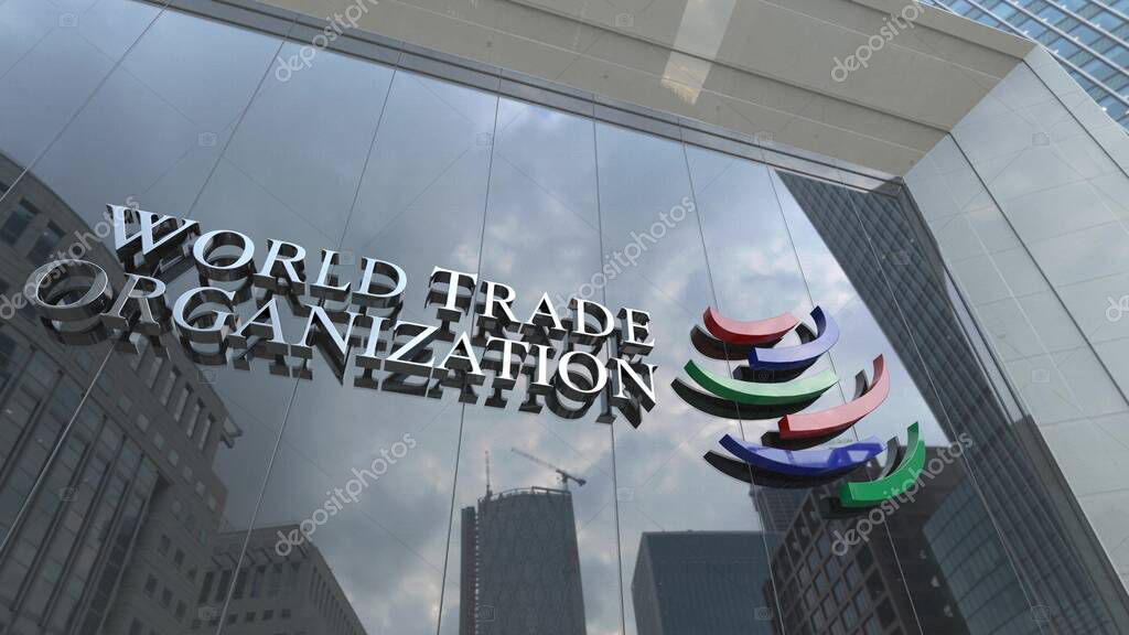 World Trade Organization WTO Crystal Clear Profits: Corporate Glass Offices and Stock Markets