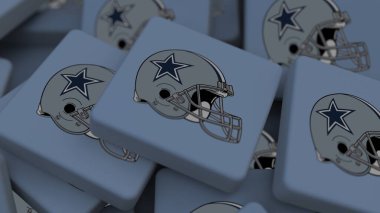 Dallas Cowboys arka plan logosu sadece editör illüstrasyonuName