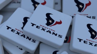 Houston Teksaslıların arka plan logosu sadece editör illüstrasyonuName