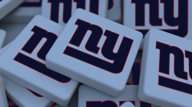 New York Giants arka plan logosu sadece editör illüstrasyonuName