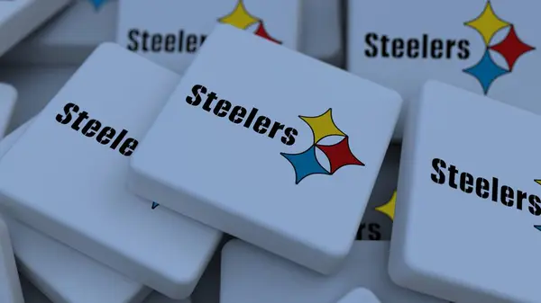 stock image Pittsburgh Steelers background logo icon only editorial illustration