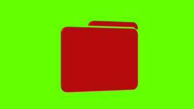 dizin bilgisi kırmızı set simgesi 3d illüstrasyon rotasyonu