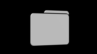 dizin bilgisi beyaz set simgesi 3d illüstrasyon rotasyonu