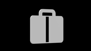 iş özeti iş görüşmesi beyaz set 3d illüstrasyon rotasyonu