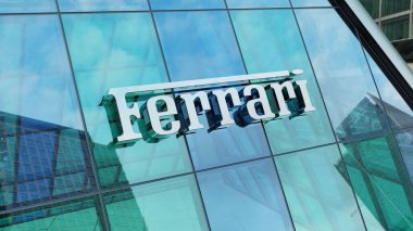 Ferrari modern şehir kulesi şehir merkezindeki ofis şirketleri borsa editörlüğü yapıyor