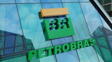 Petrobras 'ın modern şehir merkezi ofis şirketleri borsa editörü.