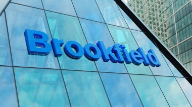 Brookfield Şirketi şehir merkezindeki modern şehir kulesi şirket borsa editörü.