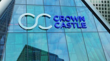 Crown Castle modern şehir kulesi şehir merkezindeki ofis şirketleri borsa editörü.