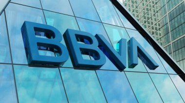 BBVA Banco Bilbao Vizcaya Argentaria modern şehir kulesi ofis şirketleri piyasa editoryel hisseleri