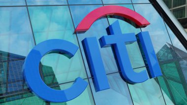 Şehir merkezindeki Citigroup modern şehir kulesi. Şirket borsa editörü.