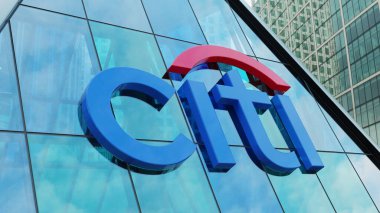 Şehir merkezindeki Citigroup modern şehir kulesi. Şirket borsa editörü.