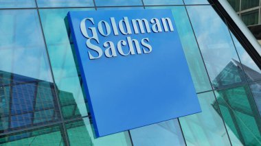 Goldman Sachs modern şehir merkezi ofis şirketi borsa editörü.