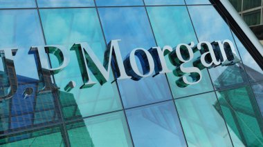 JPMorgan Chase modern şehir merkezi ofis şirketleri borsa editörü