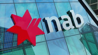 National Australia Bank modern şehir merkezi ofis şirketleri borsa editörlüğü