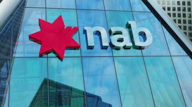 National Australia Bank modern şehir merkezi ofis şirketleri borsa editörlüğü