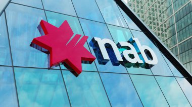 National Australia Bank modern şehir merkezi ofis şirketleri borsa editörlüğü