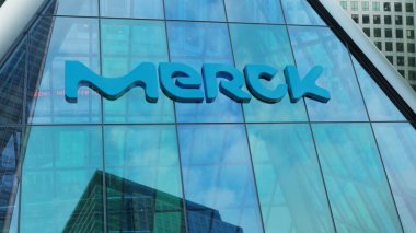 Merck KGaA modern şehir merkezi ofis şirketi borsa editörü.