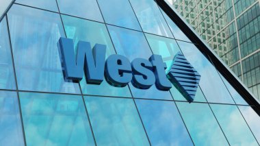 West Pharmaceutical Modern Şehir Kulesi şehir merkezindeki ofis şirketleri borsa editörü.