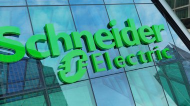 Schneider Electric modern şehir kulesi şehir merkezindeki ofis şirketleri borsa editörlüğü yapıyor.
