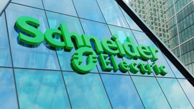 Schneider Electric modern şehir kulesi şehir merkezindeki ofis şirketleri borsa editörlüğü yapıyor.