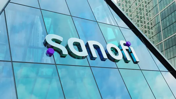 Sanofi modern kentsel kule şehir merkezindeki ofis şirketleri borsa editörlüğü yapıyor.