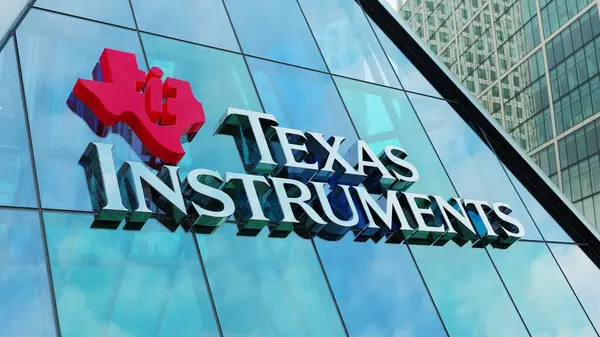 Texas Instruments modern şehir kulesi şehir merkezindeki ofis şirketleri borsa editörü.