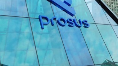Prosus modern kentsel kule şehir merkezindeki ofis binası. Şirket borsa editörü.