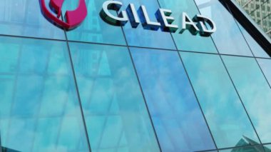 Gilead Sciences modern şehir kulesi şehir merkezindeki ofis şirketleri borsa editörü.