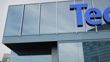 Teck Resources Office ön yüzü logo ve hisse senedi seçenekleri editoryel