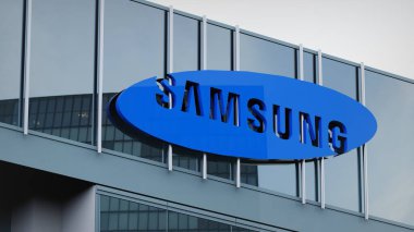 Samsung Stok verileri ofis ön sayfasının logosunda sunulmuştur.