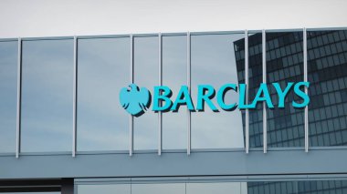 Barclays Stock verileri ofis ön sayfasının logosunda sunuldu